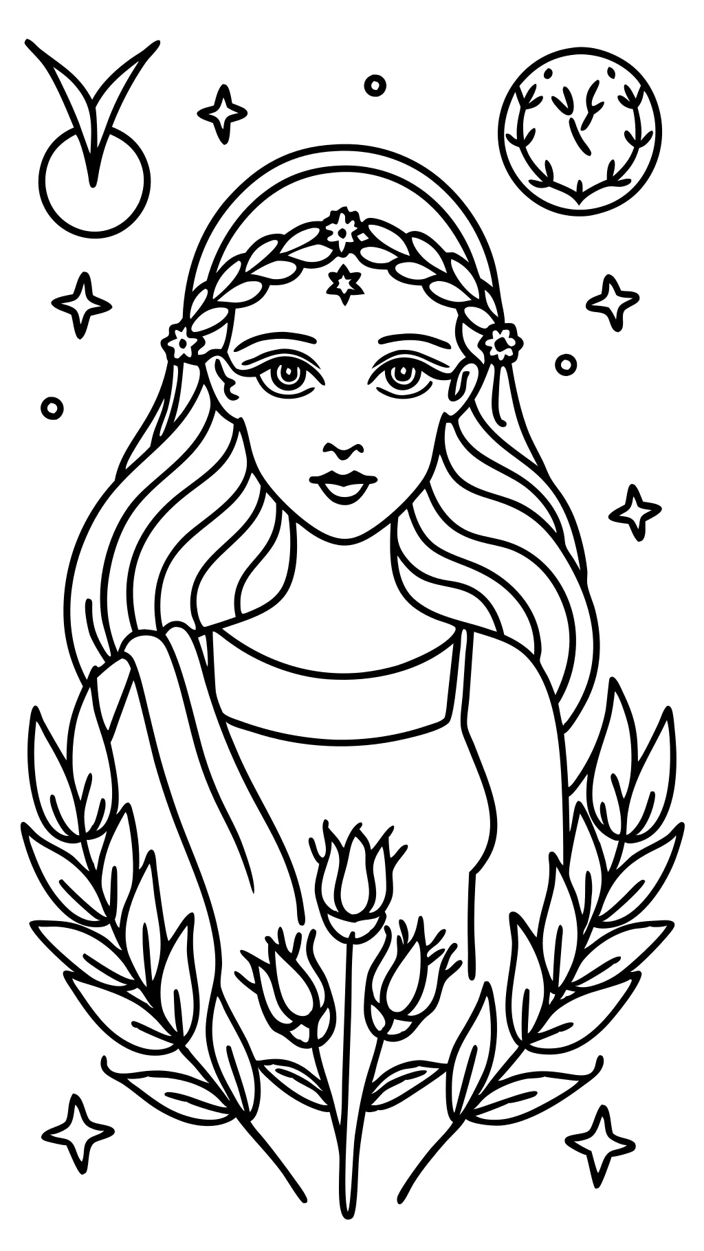 virgo coloring pages